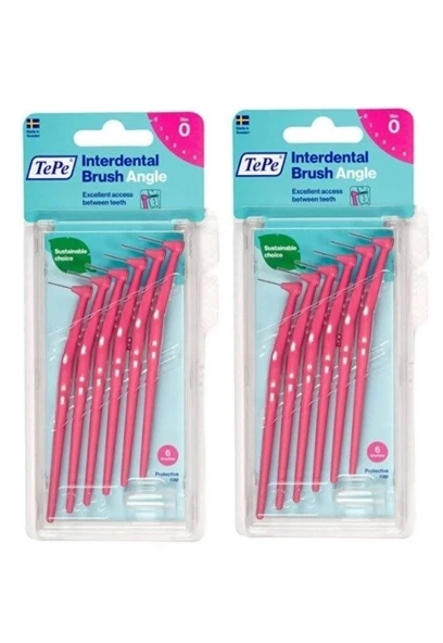 Tepe Angle Pembe 0.4 mm 6'lı 2 Adet Arayüz Fırçası
