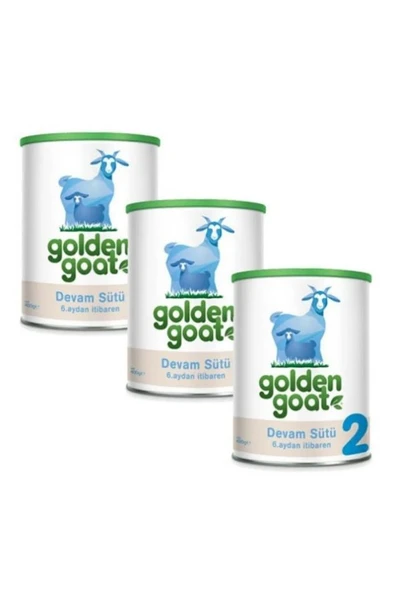 Golden Goat 2 Keçi Sütü Bazlı Bebek Sütü 400 gr - 3 adet