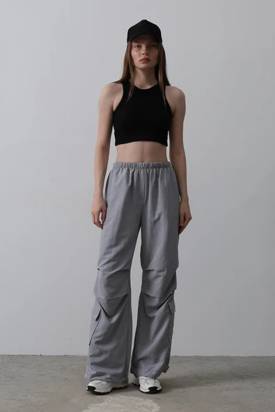 Paraşüt Cargo Pantolon - Antrasit - Resim 2