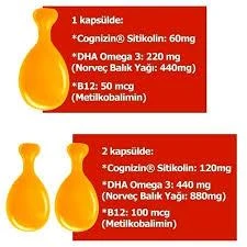 Sorvagen Smart Kids Sitikolin DHA Omega 3 Norveç Balık Yağı B12 60 Kapsül - 2