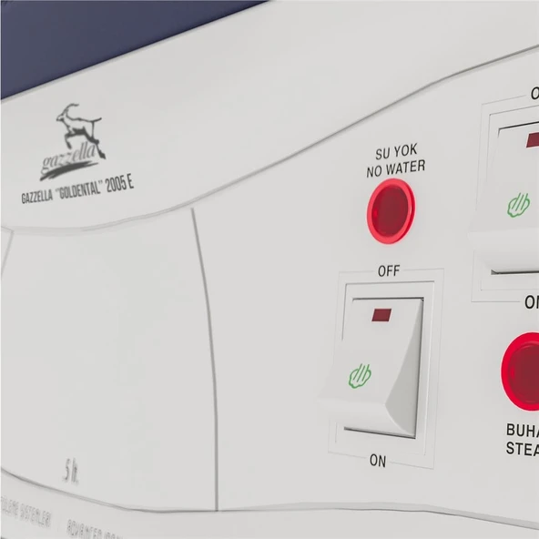 "GOLDENTAL" BUHARLI TEMİZLEME ROBOTU * 5 LT - SAC GÖVDE - 8