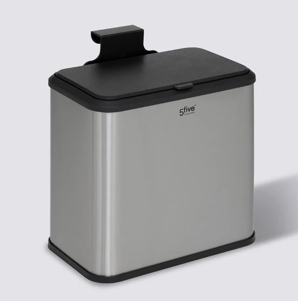 5five Simply Smart Dolap İçi Compact 5LT. Çöp Kovası Çelik