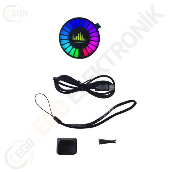 HIGHTEK rgb Sese Duyarlı Dik Ekolayzer L027 - 2