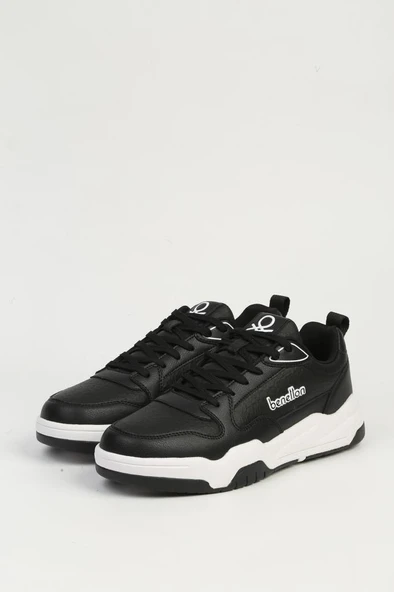 Benetton BNI-11505 Erkek Sneaker Ayakkabı Siyah 40-44 - 4