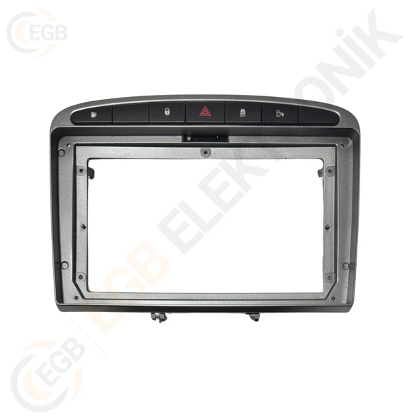 OTO TABLET ÇERÇEVE PEUGEOT 308 2008+ 9" SİYAH TAC-155