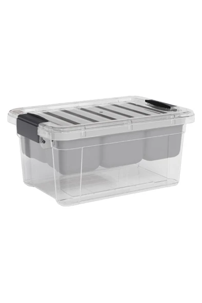 Flora Kilitli Bölmeli Saklama Kutusu, Bujiteri Takı İlaç Dikiş İp Kaşık Hırdavat Organizer 6,25 Litre - 2