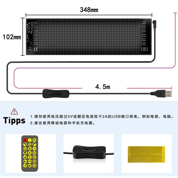 10X35 CAMA YAPIŞAN MATRIX PANEL LED EKRAN - 2
