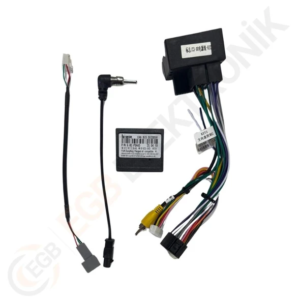 OTO TABLET ÇERÇEVE PEUGEOT 308 2008+ 9" SİYAH TAC-155 - Resim 2