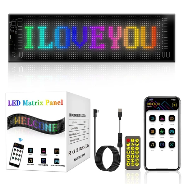10X35 CAMA YAPIŞAN MATRIX PANEL LED EKRAN