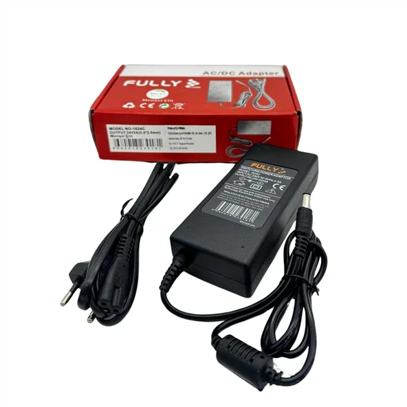 Fully O-1624C 24V 5A 5.5x2.5mm Adaptör ürün görseli