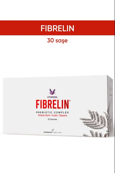 VİTİSFERA Fibrelin Akasya Gum - Inülin - Dirençli Dekstrin Içeren Prebiyotik Kompleks 30 Saşe ürün görseli 1