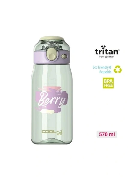 GIPTA VAKUMLU KİLİTLİ TRİTAN MATARA 570 ML YEŞİL KUTUDA