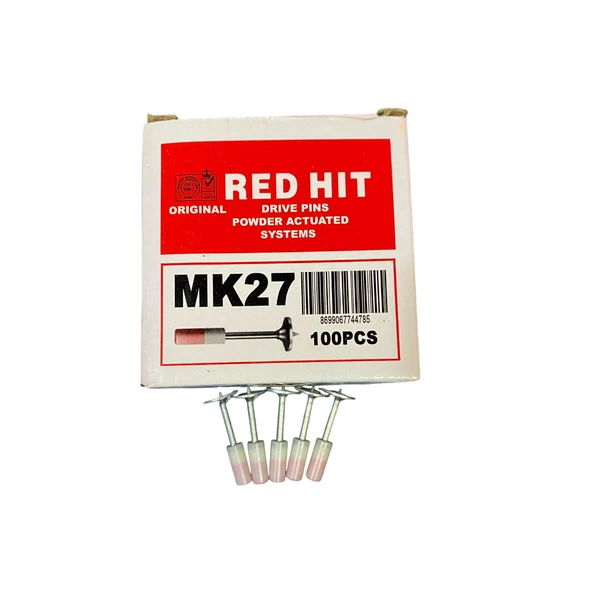Red Hit Pullu Sabitleme Çivisi MK27 Paket(100)
