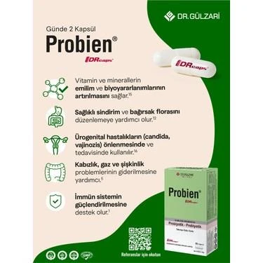Probien Probiyotik Prebiyotik 30 Kapsül - Resim 2