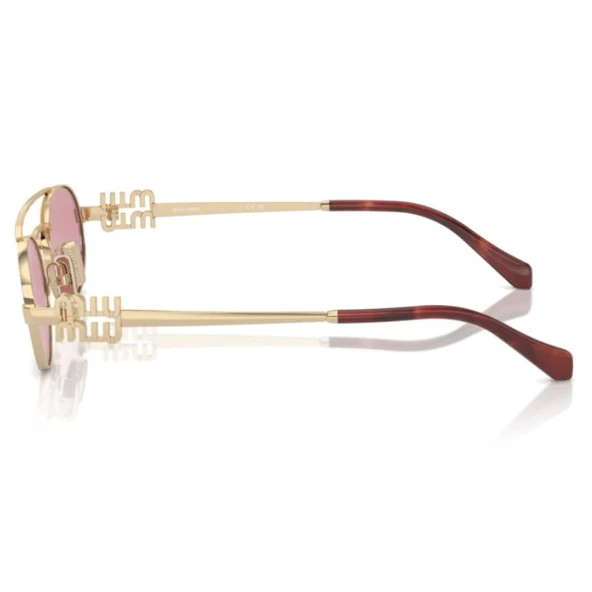 Miu Miu 0MU 54ZS ZVN50D53  Metal Kadın Güneş Gözlüğü - Resim 2