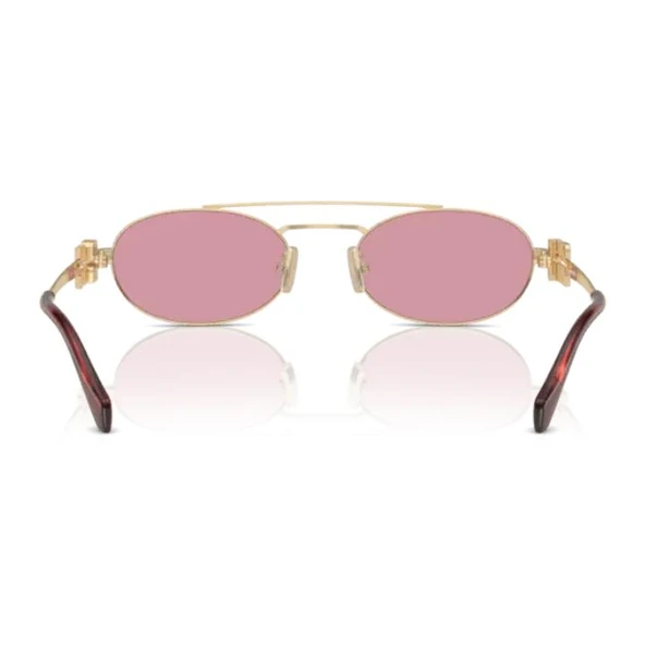 Miu Miu 0MU 54ZS ZVN50D53  Metal Kadın Güneş Gözlüğü - Resim 3