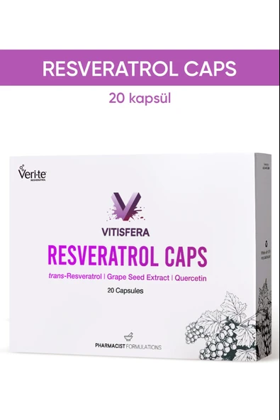 VİTİSFERA Resveratrol Caps 20 Kapsül ürün görseli 1