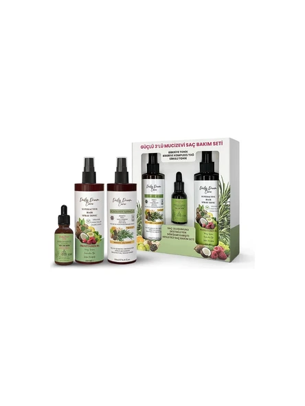 Daily Dream Care Rosemary Miracle Güçlü Mucizevi Saç Bakım Seti Biberiye Bakımı 3'lü Set (Tonik + Serum) - 2