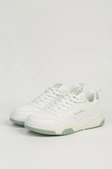 Benetton BNI-11505 Erkek Sneaker Ayakkabı Beyaz 40-44 - 4