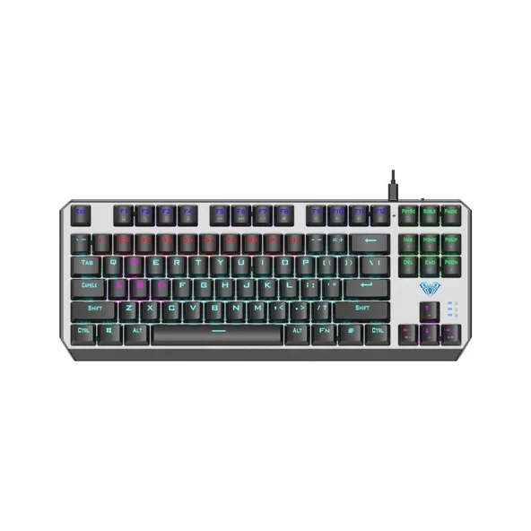 F2067 TKL RGB Makrolu Mekanik Kablolu Oyuncu Klavyesi