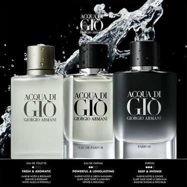 Giorgio Armani Acqua Di Gio Erkek Parfüm EDT 100 ML - Resim 5