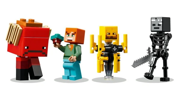 LEGO Minecraft 21266 The Nether Lava Battle - 4
