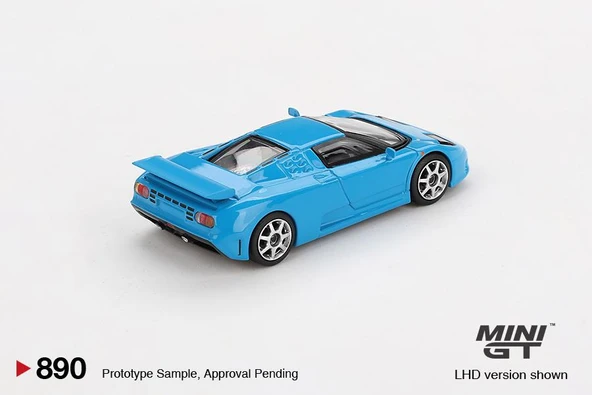 Mini GT Bugatti EB110 Super Sport Blu Bugatti 890 - 2