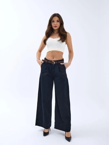 7382 PANTOLON-LACİVERT