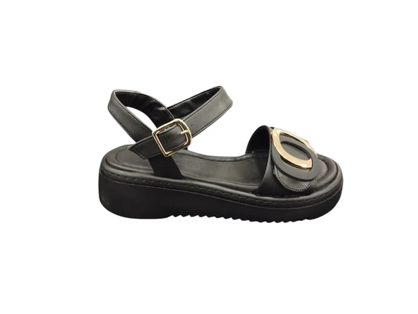 Ventes 581610Z Toka Detaylı 4 cm Topuk Boyu Günlük Kadın Sandalet