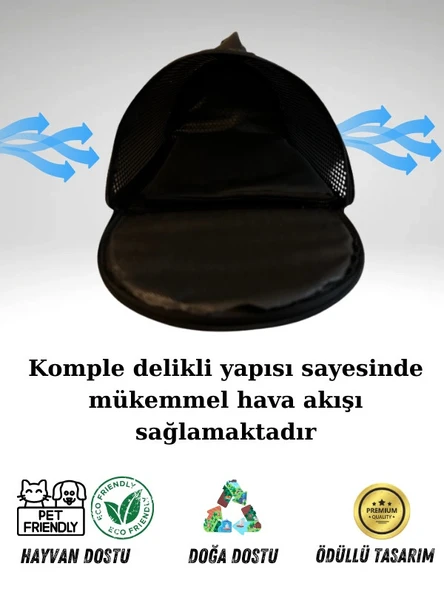 CEMGİZAY Kedi Ve Köpek Taşıma Çantası 10 Kg Taşımalı 40x30x23 Kabin Boy - 3