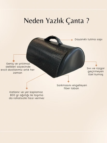 CEMGİZAY Kedi Ve Köpek Taşıma Çantası 10 Kg Taşımalı 40x30x23 Kabin Boy - 2