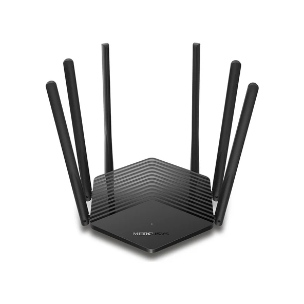 Mercusys MR50G, AC1900 Mbps, Gigabit Portları, Fiber Destekli, Access Point Modu, WPA3, Mobil Uygulama ile Kolay Kurulum, VPN Destekli, MU-MIMO ve Beamforming Özellikli,  Dual-Band Wi-Fi 5 Router