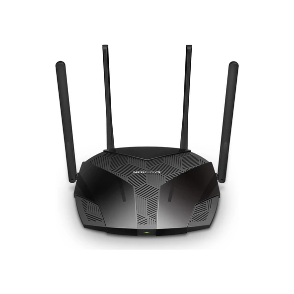 Mercusys MR70X, AX1800 Mbps, Gigabit Portları, Fiber Destekli, Access Point Modu, WPA3, Mobil Uygulama ile Kolay Kurulum, VPN Destekli, MU-MIMO ve Beamforming Özellikli,  Dual-Band Wi-Fi 6 Router