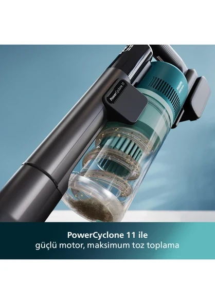 Philips PowerCyclone XC6553/01 Islak Kuru Şarjlı Dikey Süpürge - 4