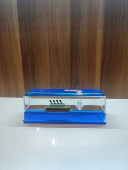 batmayan Mavi Su Akvaryum Şeklinde Batmayan Gemi - Resim 8