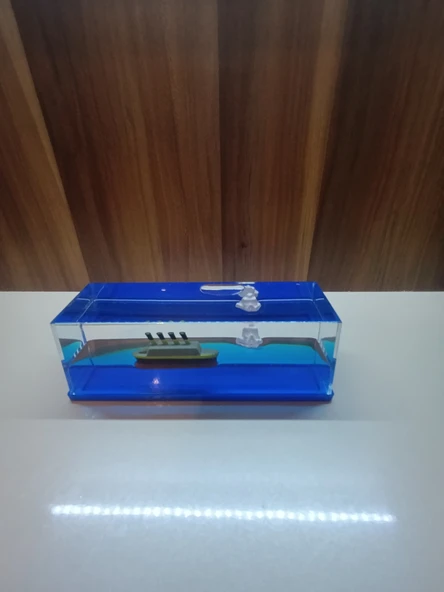 batmayan Mavi Su Akvaryum Şeklinde Batmayan Gemi - Resim 6