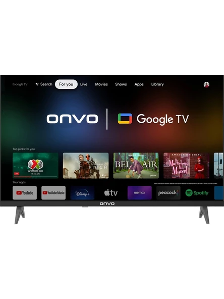 Onvo 32OVF9000H HD 32'' 82 Ekran Uydu Alıcılı Google Smart LED TV