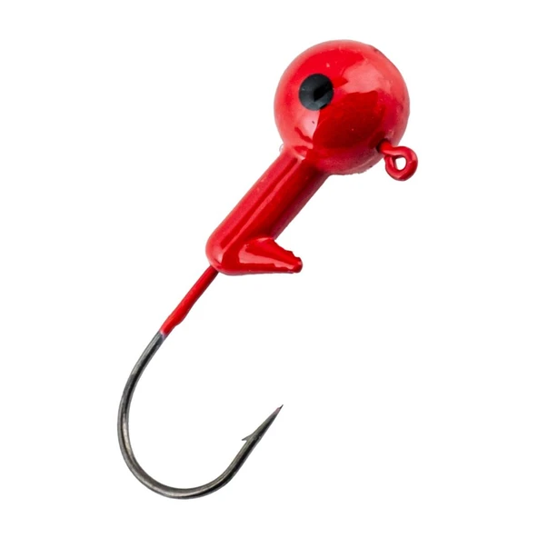 Jighead - Zoka - Kurşunlu Olta İğnesi - (XH-A 02) - Kırmızı - 21 Gr - Resim 5