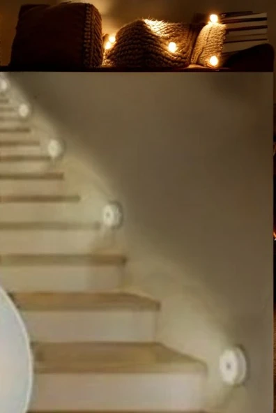 usb şarjlı sensörlü led ışık - Resim 2