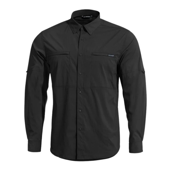 Outdoor Tactical Erkek Gömleği - Pentagon - Wayne - Black - K02029