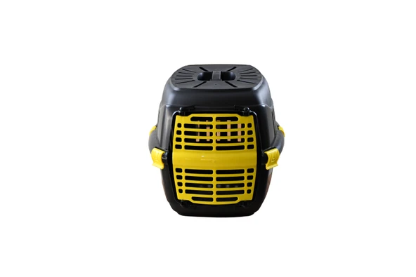 Petbox Kedi Taşıma Çantası Sarı Şeritli Siyah Renk - 2