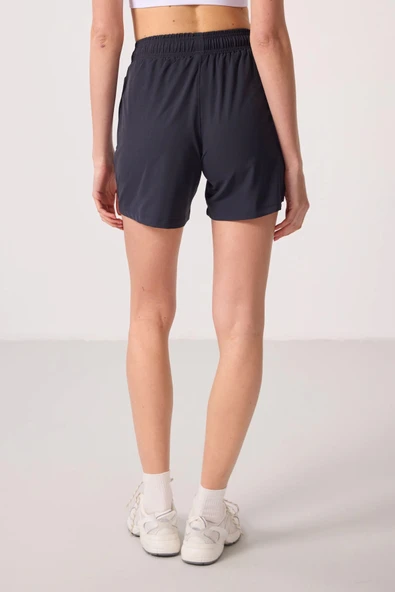 Tommy Life Rahat Form Kadın Şort Siyah 91014 - 6