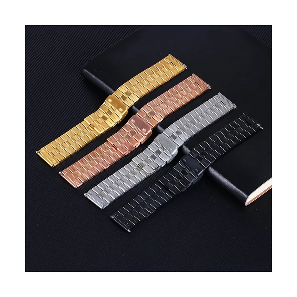 Amazfit Cheetah Pro Uyumlu Paslanmaz Çelik Kordon 22MM - 3