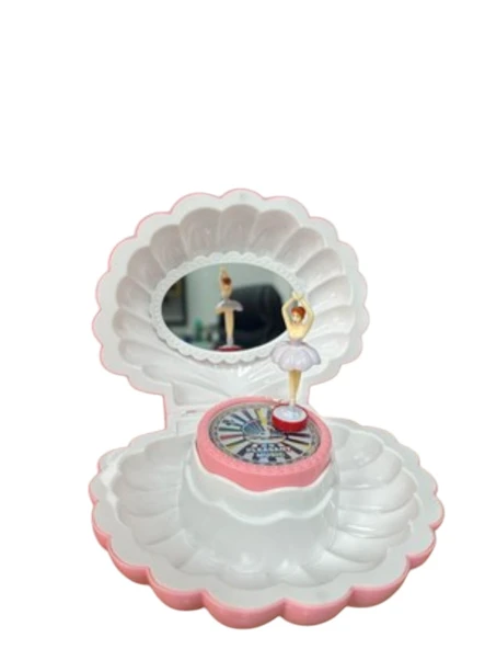 Hareketli  Balerinli Işıklı Müzik ve Takı Kutusu - Resim 5