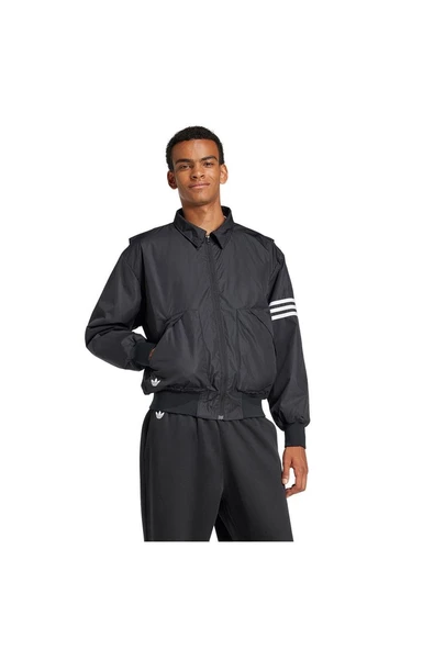 adidas Erkek  Siyah  Ceket NC BOMBER JCKT JC9908 - 4