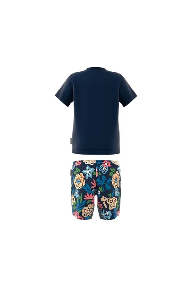 adidas Bebek  Mavi  Eşofman SHORT TEE SET JC8012 - 10