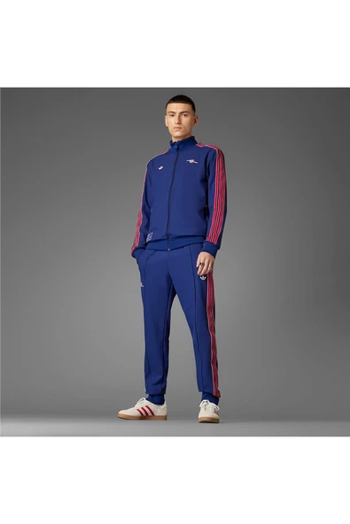 adidas Erkek  Mavi  Ceket AFC ICON TT JF0544 - 6