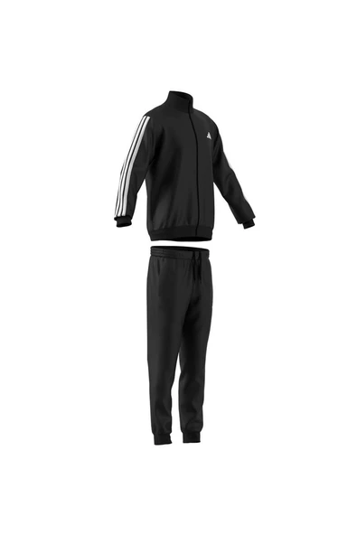 adidas Erkek  Siyah  Eşofman M 3S FT TT TS JC5375 - 10