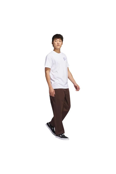 adidas Erkek  Beyaz  T-shirt SHMOO G TEE 2 JC7655 - 3