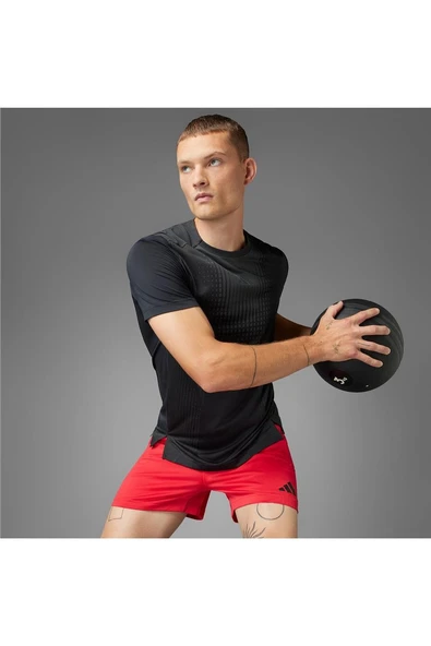 adidas Erkek  Siyah  T-shirt AIRCHILL TEE Siyah JI8196 - 10